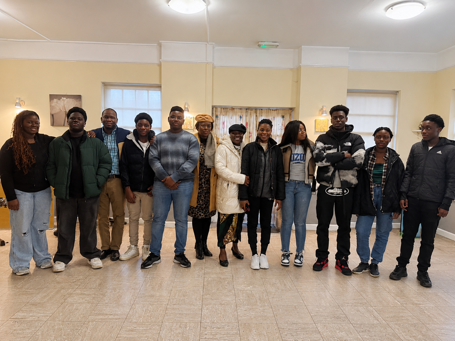 Young people gathered together at KOG Youth